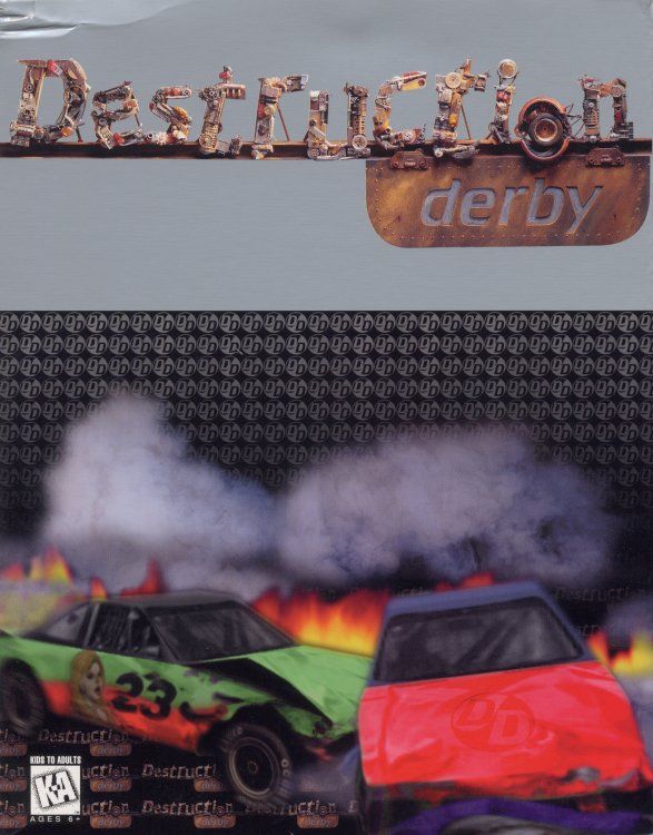 Destruction Derby box art for Sega Saturn
